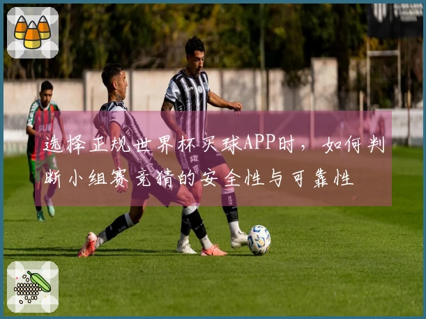 选择正规世界杯买球APP时，如何判断小组赛竞猜的安全性与可靠性